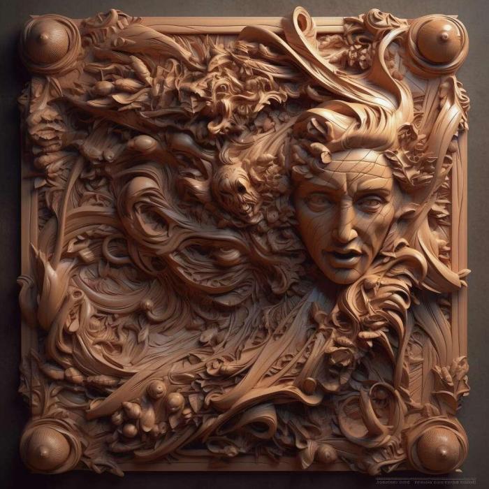 نموذج ثلاثي الأبعاد لآلة CNC 3D Art 